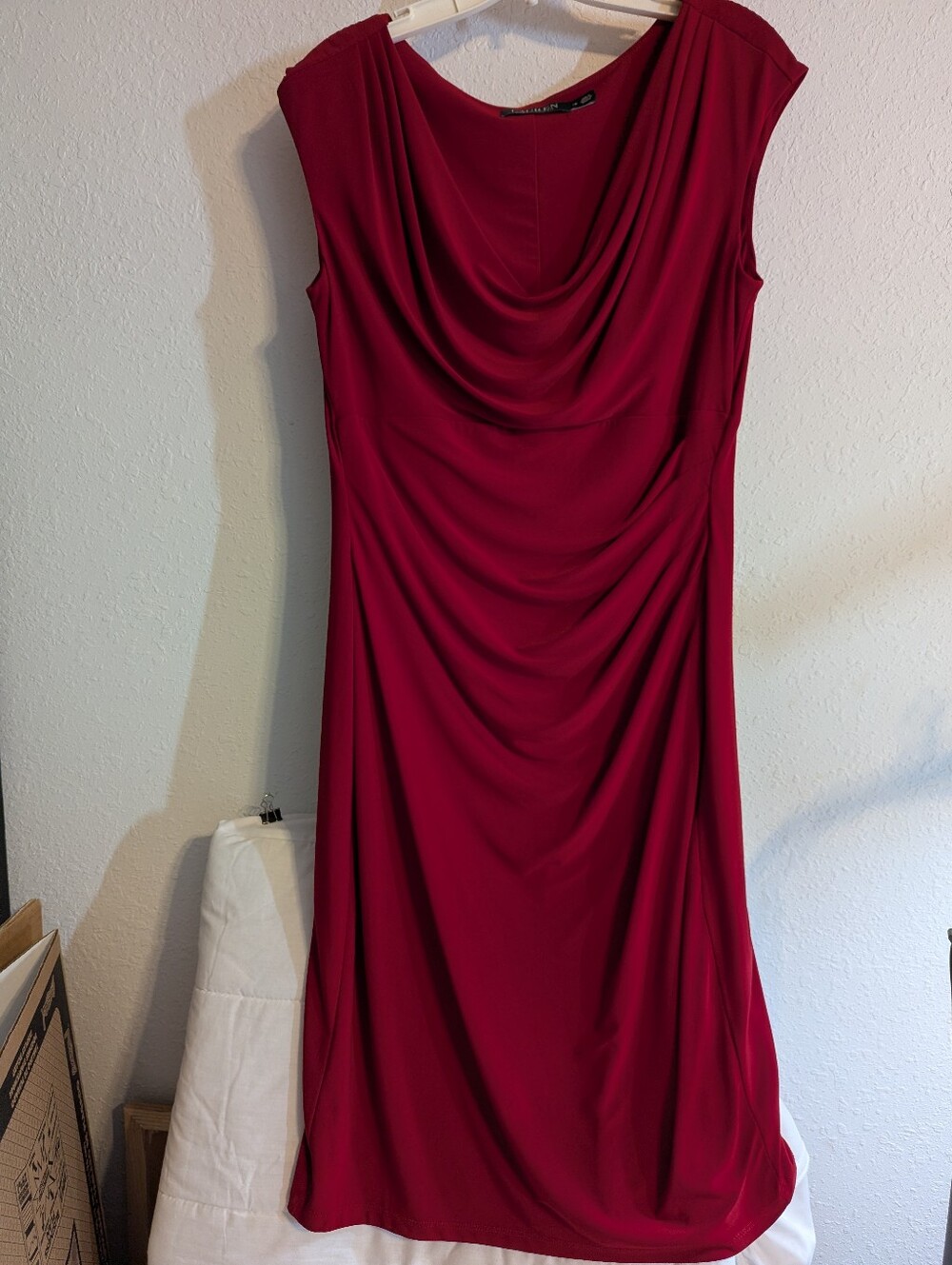 Ladies Ralph Lauren Red Dress Size 12